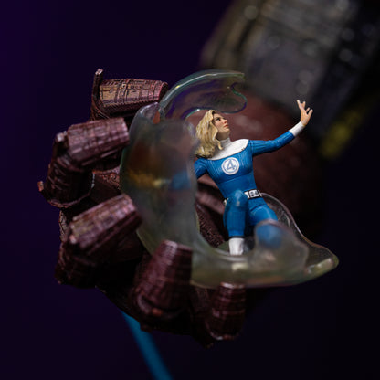 Diorama Deluxe de Galactus - Los Cuatro Fantásticos - Estatua semiartística a escala 1/20