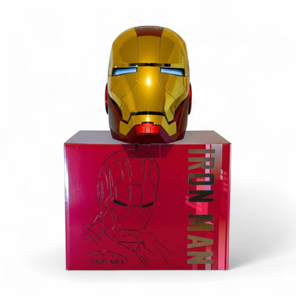 Iron Man Helmet MK5 Gold Jarvis Voice Activation