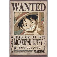 One Piece Wanted Luffy 61 x 91.5cm Maxi Poster