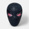 The Amazing Spiderman Venom Mask with Blinking Movable Eyes Remote Controlled and LED Lights Red LED Eyes Open Spiderman Venom mask with plain white background