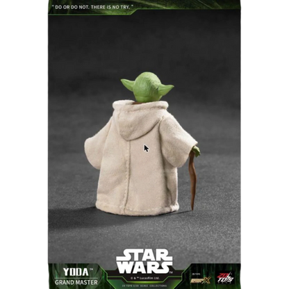 ZD Toys Yoda action figure, back view.