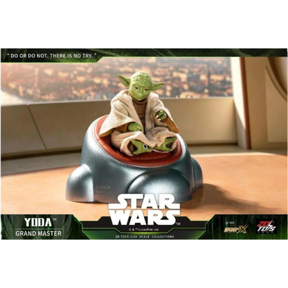 ZD Toys Yoda action figure in his hover chair.