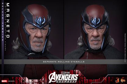 Hot Toys Magneto Avengers Doomsday Deluxe 1/6 scale figure — cape and costume detail
