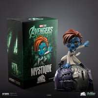 Iron Studios Mystique Avengers: Doomsday MiniCo statue - front view on white background